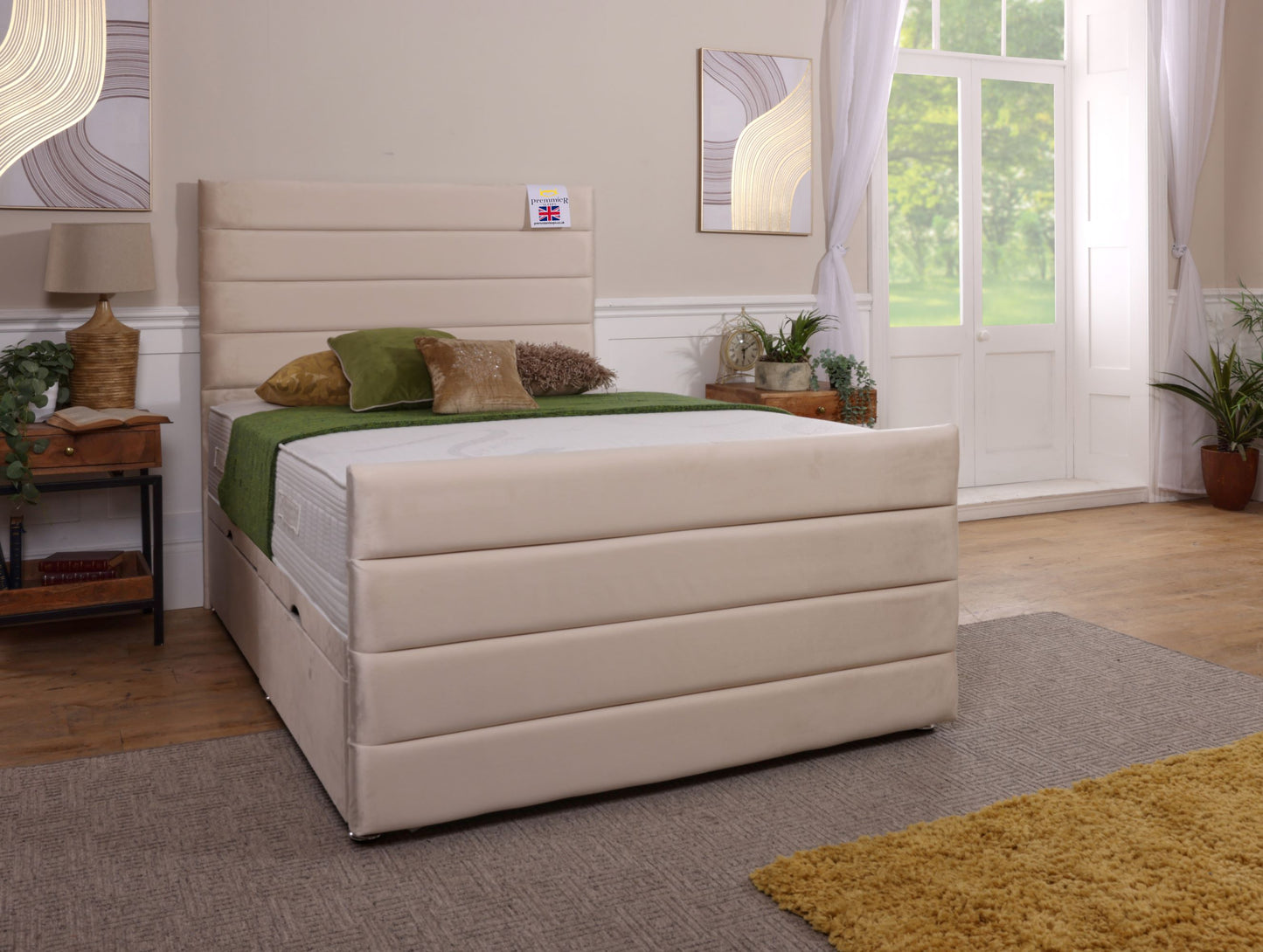 Dallas Ottoman Bed With Footboard