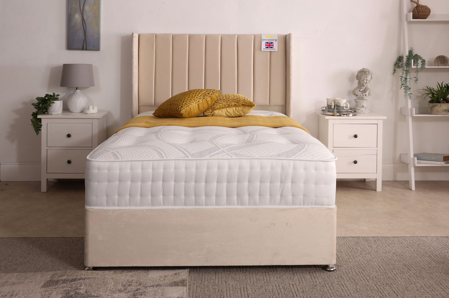 Maddison Wingback Divan Bed