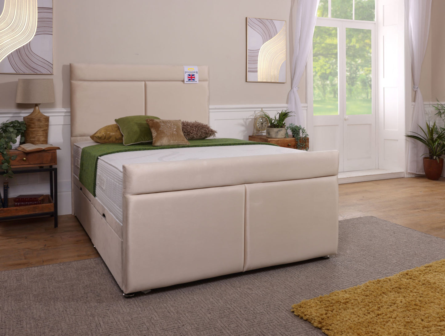 Fiji Ottoman Bed With Footboard