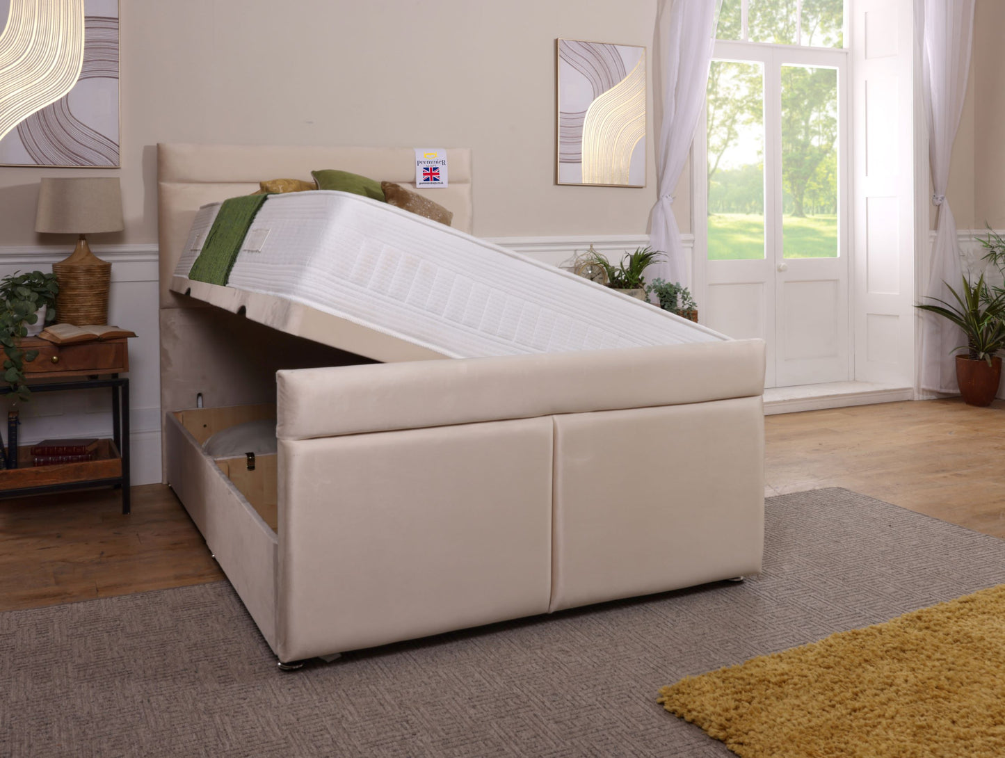 Fiji Ottoman Bed With Footboard