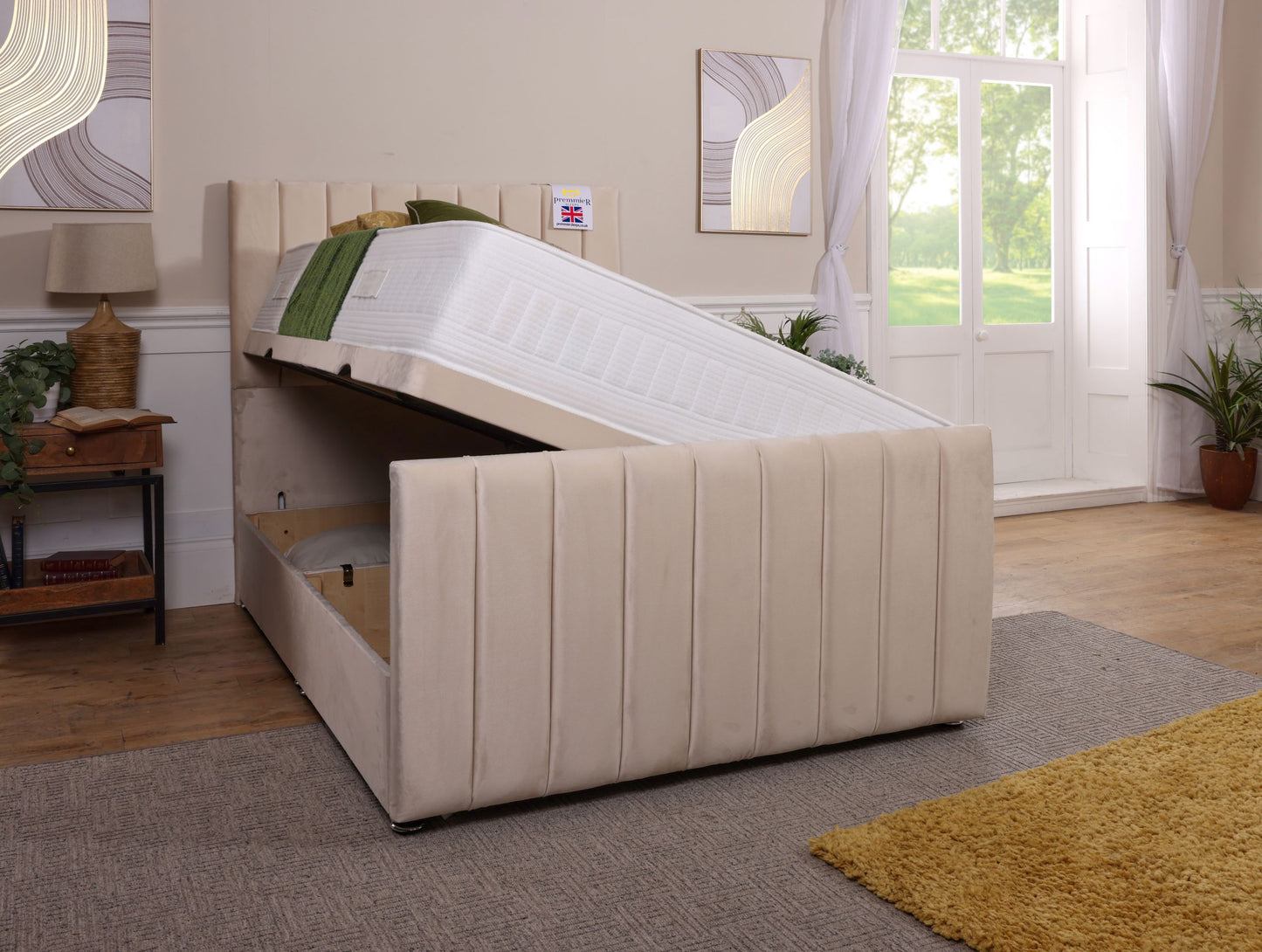 Lisbon Ottoman Bed With Footboard