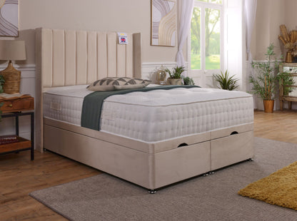 Maddison Wingback Ottoman Bed