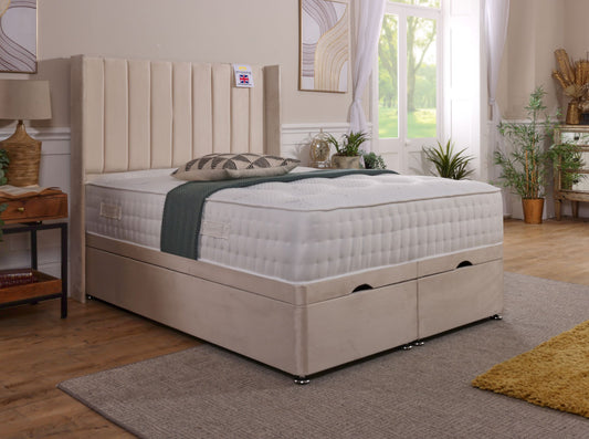 Maddison Wingback Ottoman Bed