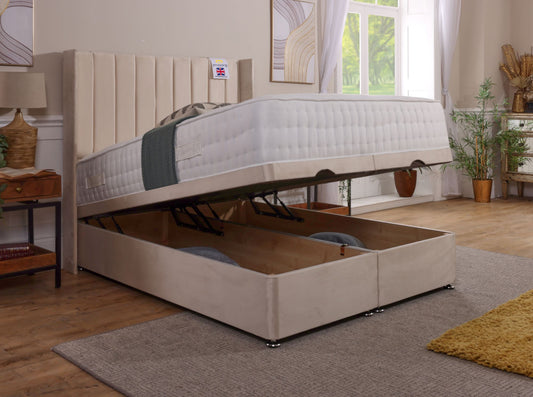 Maddison Wingback Ottoman Bed