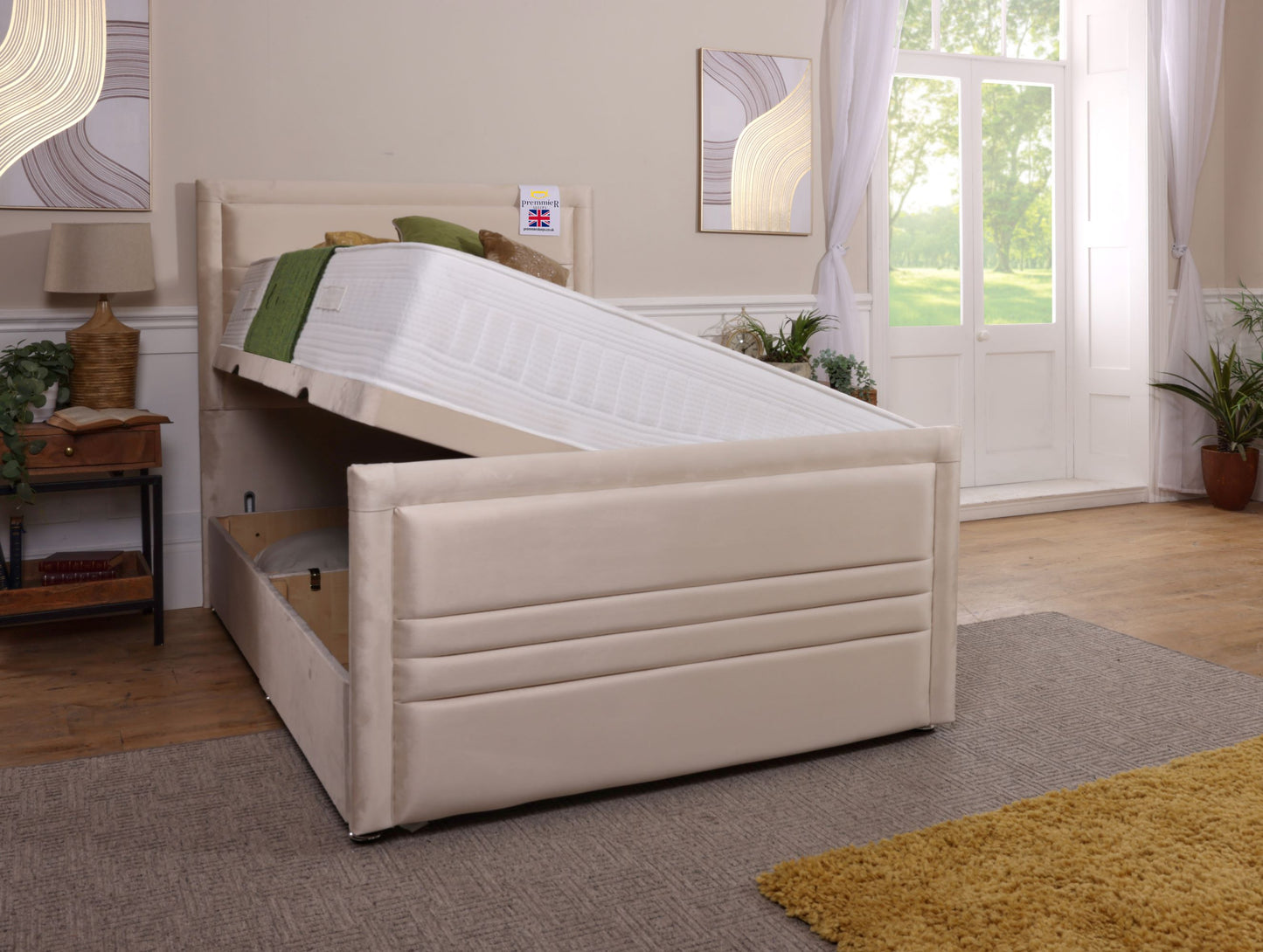 Mayfair Ottoman Bed With Footboard