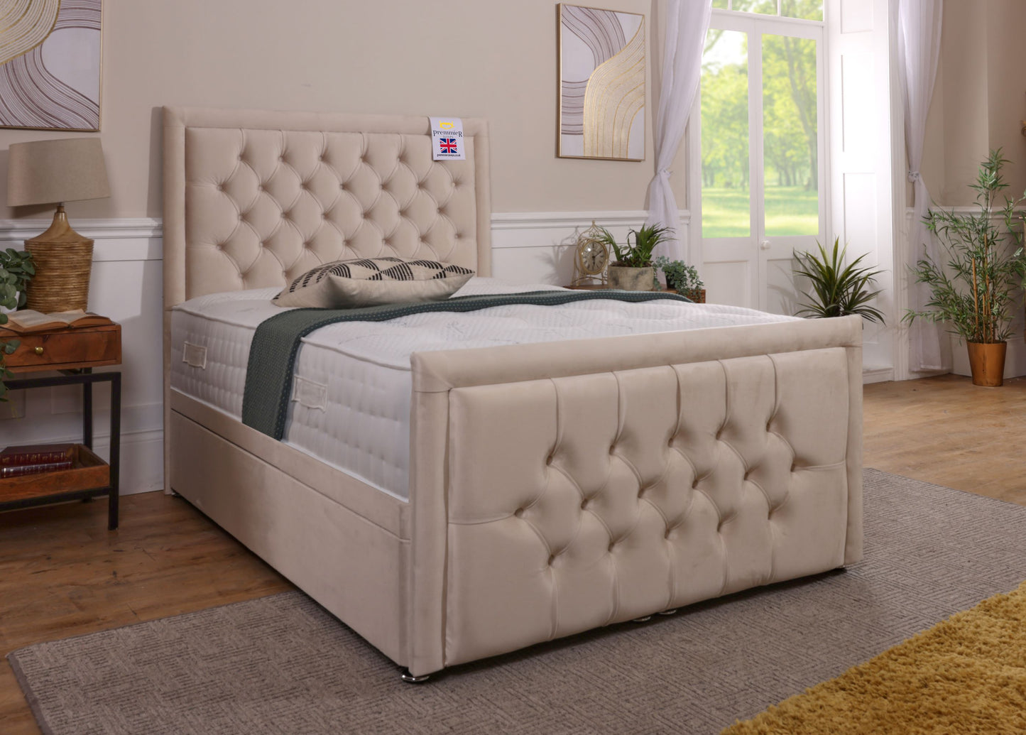 Miami Ottoman Bed With Footboard