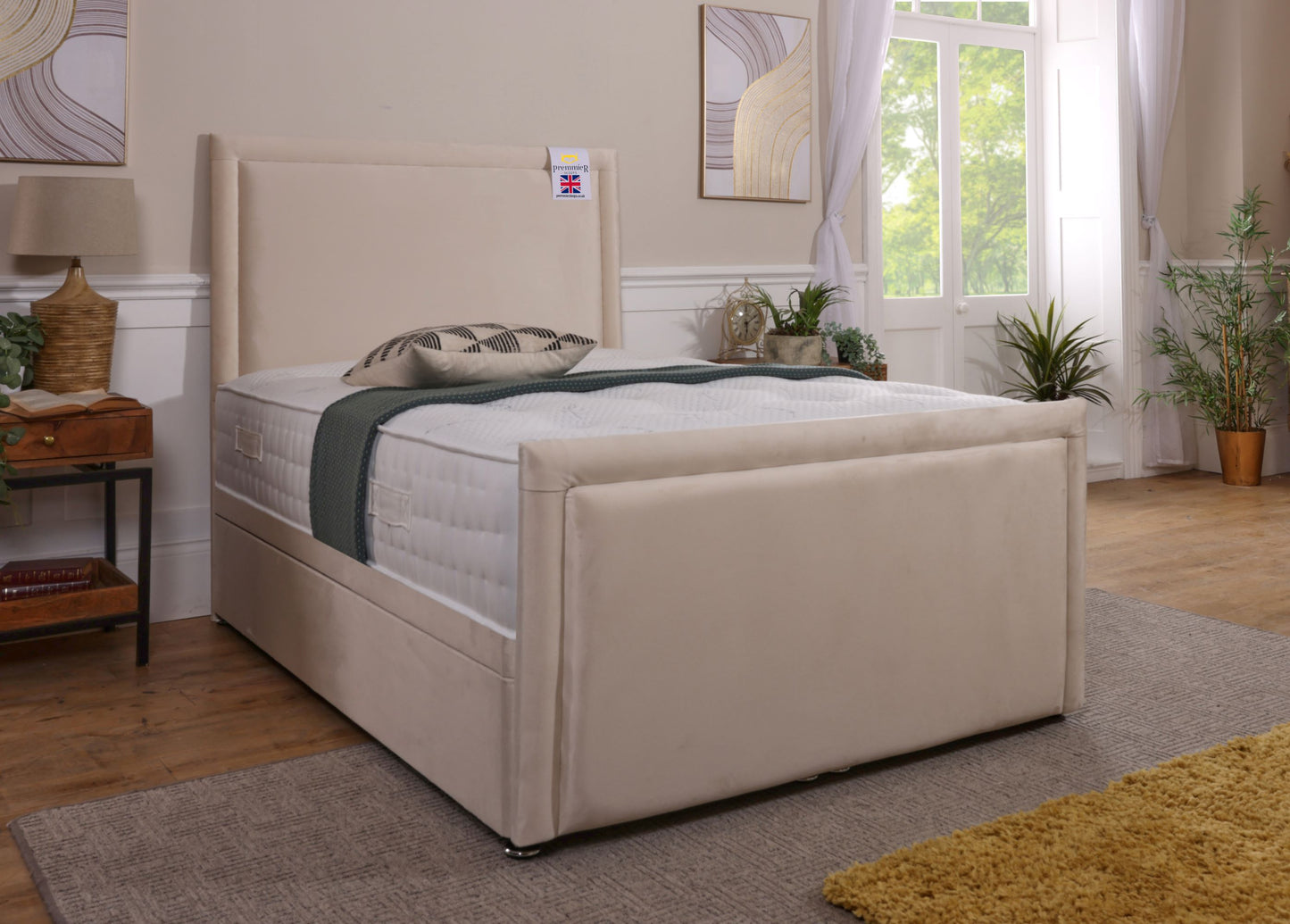 Monaco Ottoman Bed With Footboard