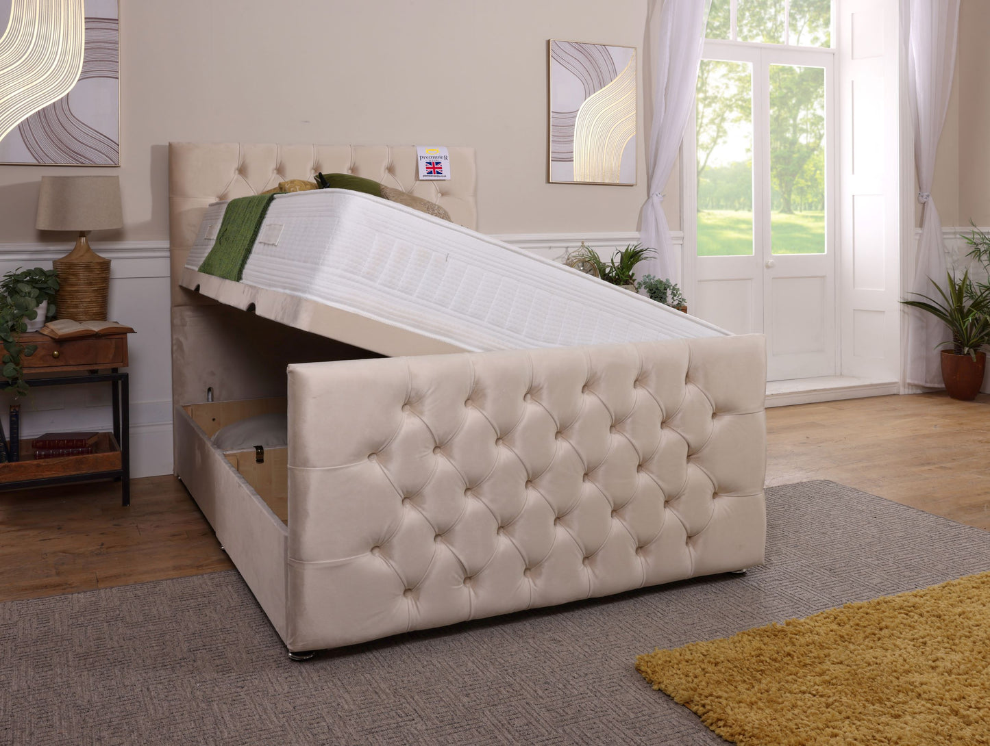 Oxford Ottoman Bed With Footboard