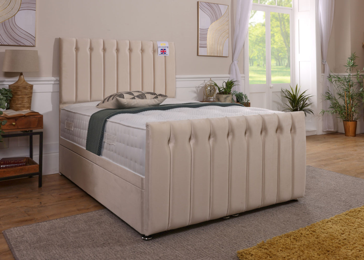 Paris Ottoman Bed With Footboard