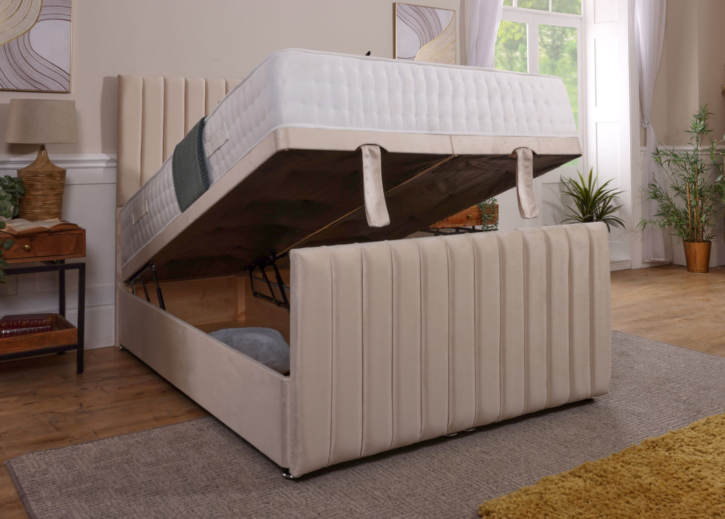 Rome Ottoman Bed With Footboard