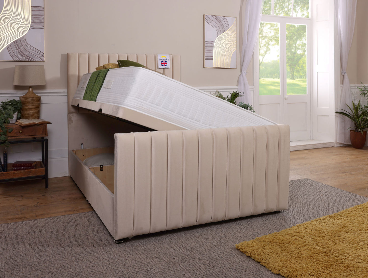 Rome Ottoman Bed With Footboard