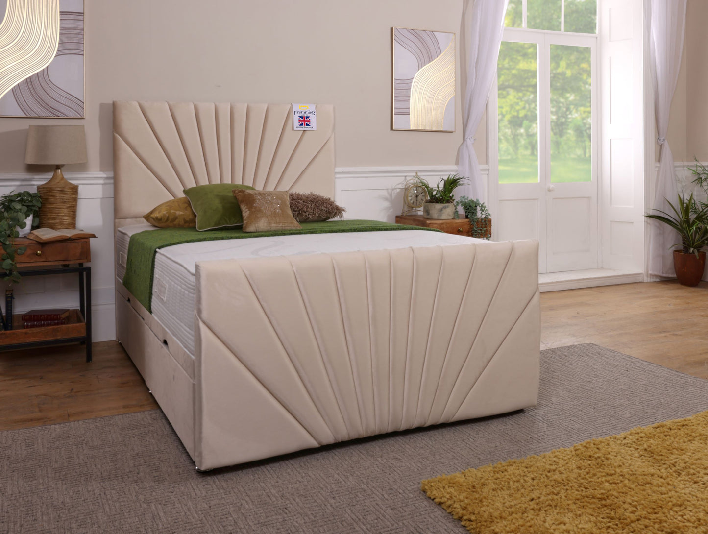 Sunrise Ottoman Bed With Footboard